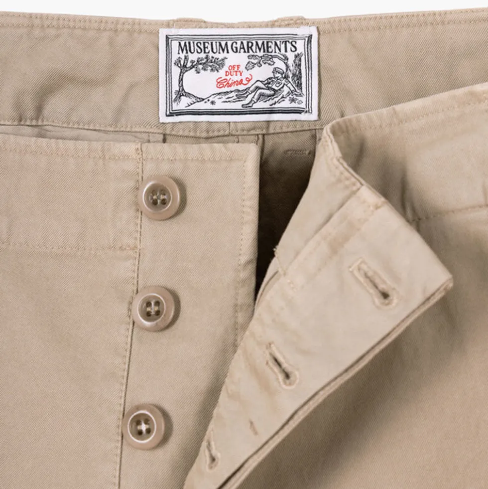 Museum Garments - Pantalon Chino Off Duty - Beige