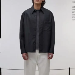Museum Garments - Surchemise Western - Anthracite