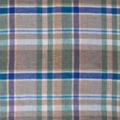 Nappe en lin lavé - Carreaux Bibliothèque