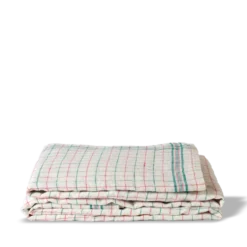 Nappe en lin lavé - Office Rose Vert