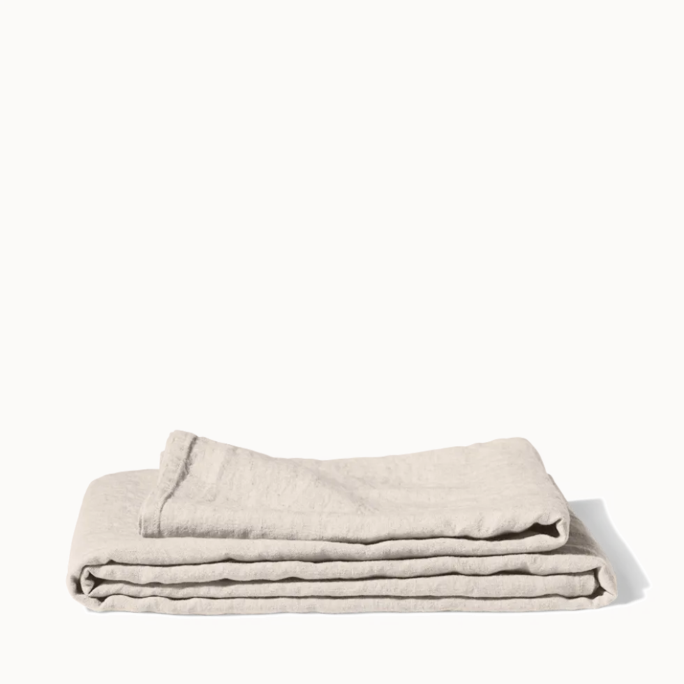 Nappe en lin lavé - Pierre