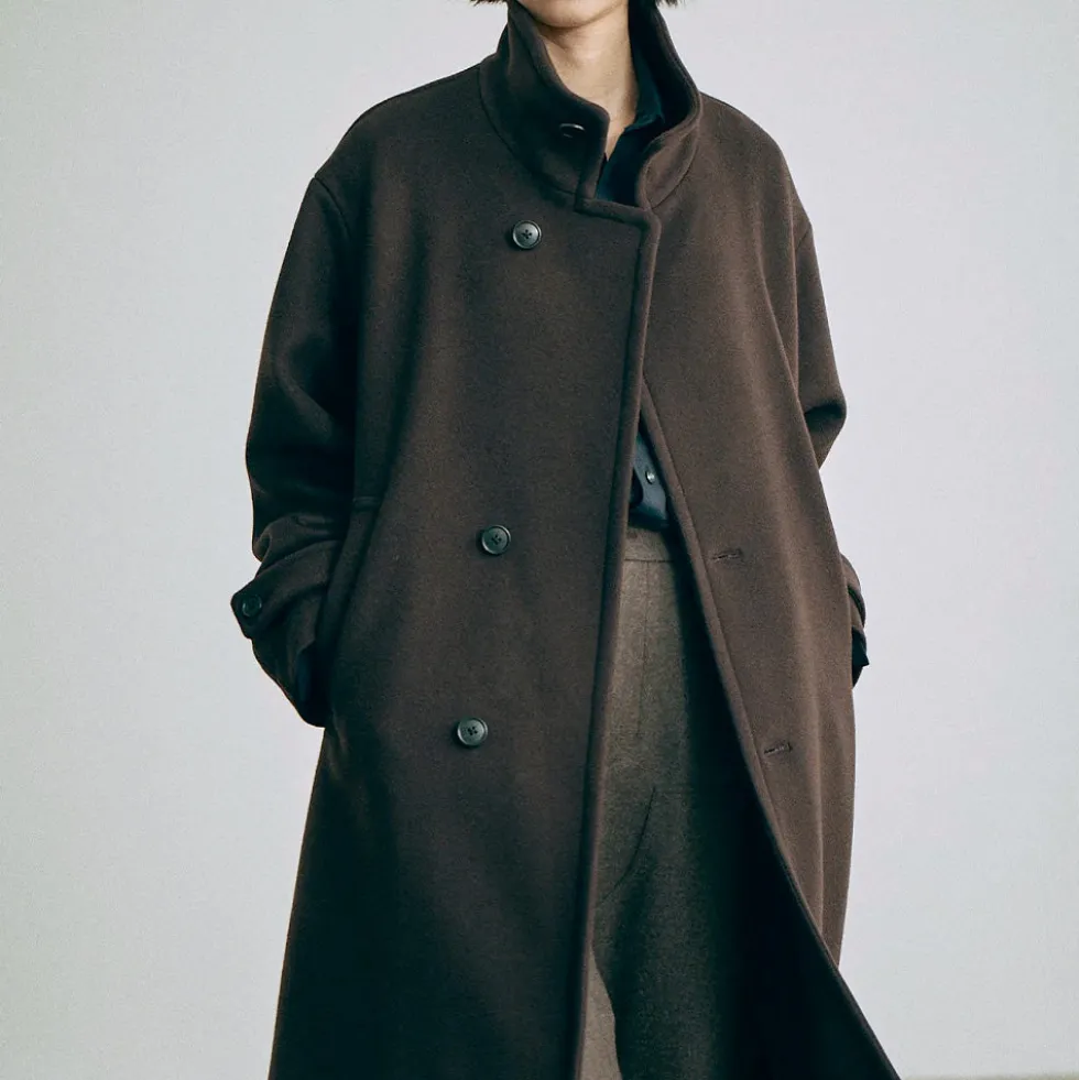 Nicholson Nicholson - Manteau Theo - Marron Foncé