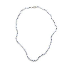 Nina Janvier - Collier Mini Soga - Bleu Argent