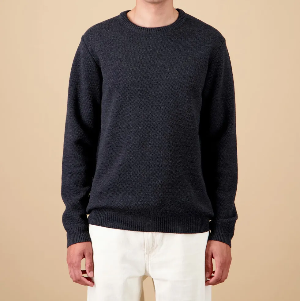 Nitto Knitwear - Pull Youri - Anthracite