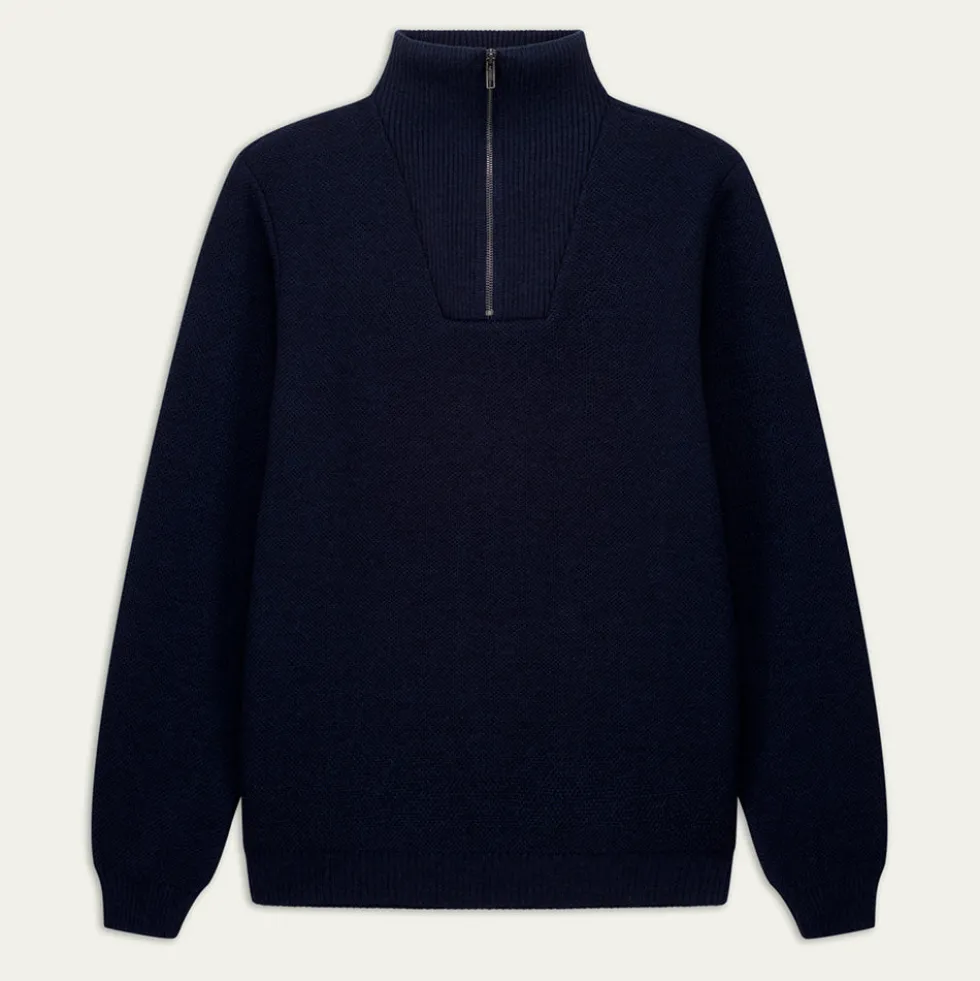 Nitto Knitwear - Pull Youri Camionneur - Marine