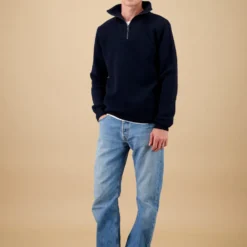 Nitto Knitwear - Pull Youri Camionneur - Marine
