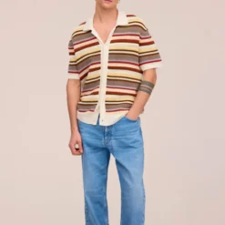 NN07 - Cardigan Polo Lars - Ivoire