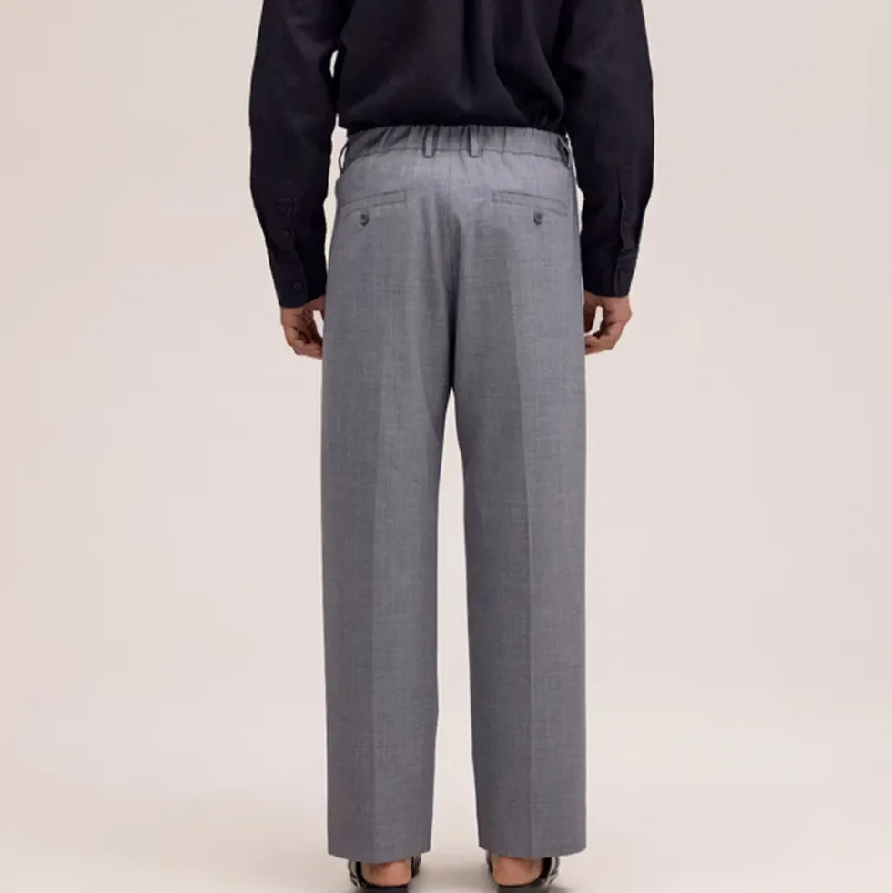 NN07 - Pantalon Kay 10037 - Gris Clair Mélangé