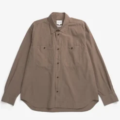Norse Projects - Chemise Falster - Walnut
