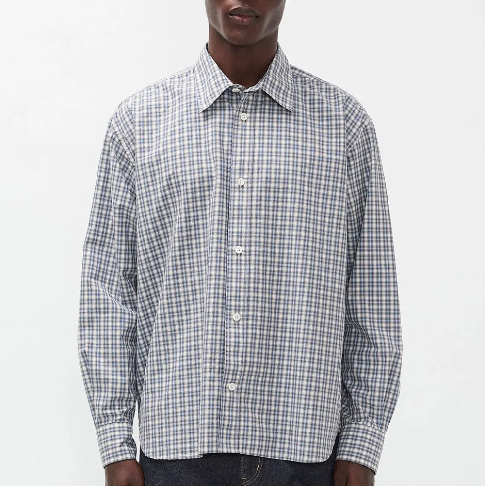 Norse Projects - Chemise Falster - Cerulean