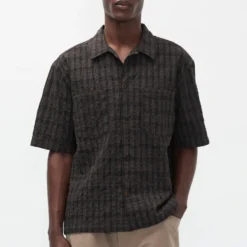 Norse Projects - Chemise Mols Check Camp - Marron