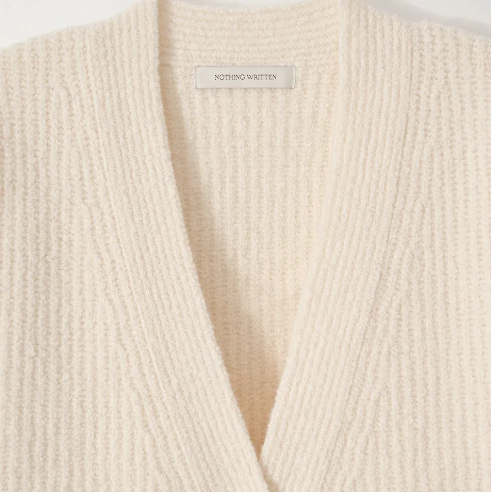 Nothing Written - Cardigan Garine - Ivoire