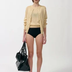 Nothing Written - Cardigan Rola - Jaune