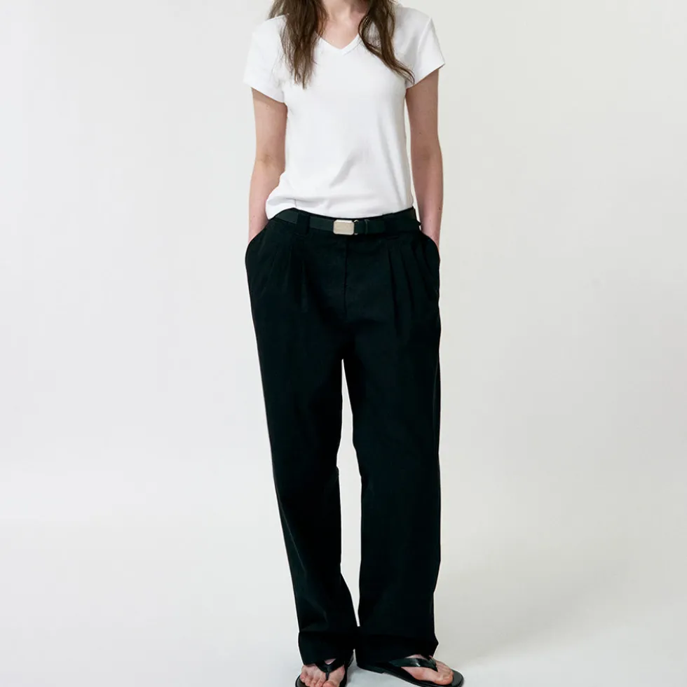 Nothing Written - Pantalon Lena à 3 pinces - Noir