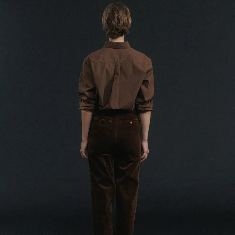 Nothing Written - Pantalon velours - Marron