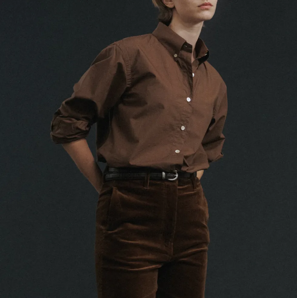 Nothing Written - Pantalon velours - Marron