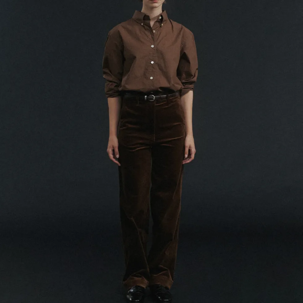 Nothing Written - Pantalon velours - Marron