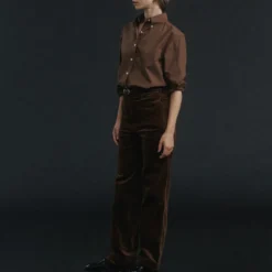 Nothing Written - Pantalon velours - Marron