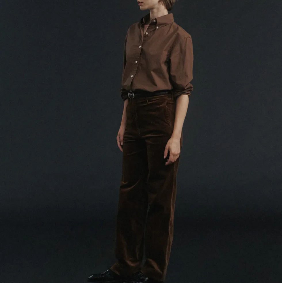 Nothing Written - Pantalon velours - Marron