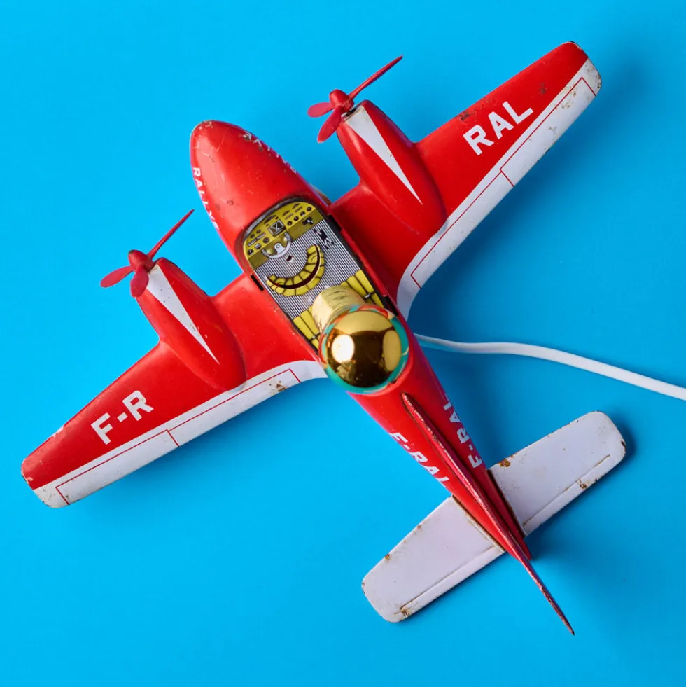 Opening Lights - Lampe - Avion en tole