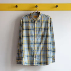 Original Madras Trading Company - Chemise Classique Button Down - Bleu Clair
