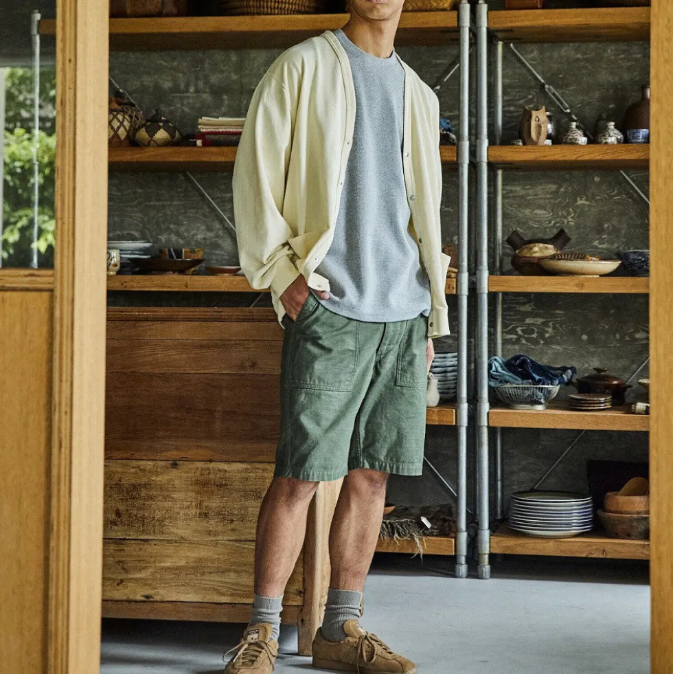 OrSlow - Cardigan Terry - Jaune Pale