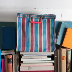 Panier carré - Rouge & Bleu