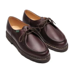 Paraboot - Derbies Michael en cuir - Lisse Marron