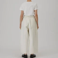 Pas de Calais - Pantalon Large Court - Ivoire