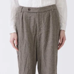 Pas de Calais - Pantalon Large Chevron - Beige