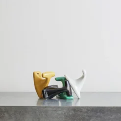 Patère porcelaine - Vert