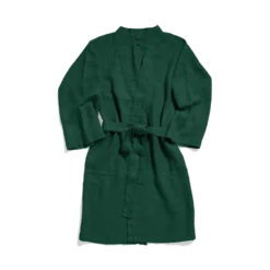 Peignoir en lin - Vert Séquoia