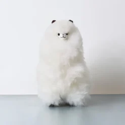 Peluche Lama en alpaga - Ivory