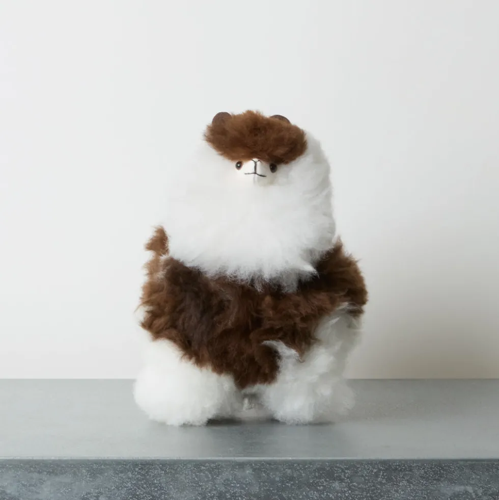 Peluche Lama en alpaga - Macchiato