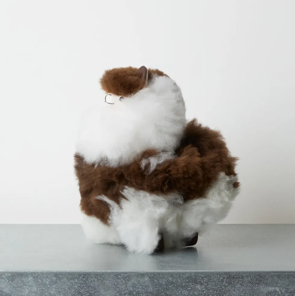 Peluche Lama en alpaga - Macchiato
