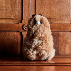 Peluche Lama en alpaga - Sahara