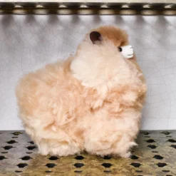 Peluche Lama en alpaga - Sandstone