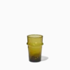 Petit verre marocain en verre soufflé - Vert foncé