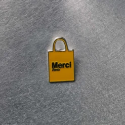 Pin's Merci - Tote bag Jaune