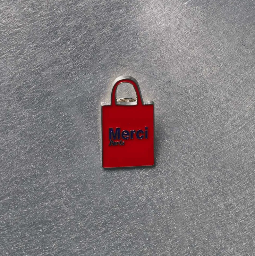 Pin's Merci - Tote bag Rouge