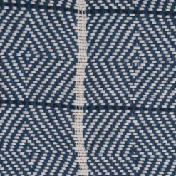 Plaid en lin et coton Canyon - Denim