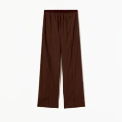 PLAN C - Pantalon Wide Leg - Café