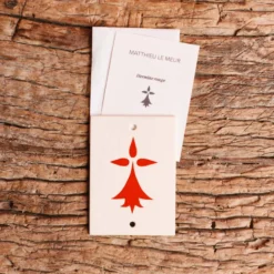 Plaque Hermine - Rouge - Matthieu Le Meur