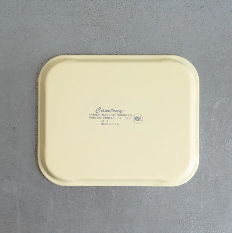 Plateau en fibre de verre - Citron Meringué