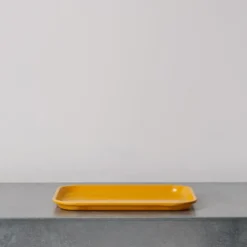 Plateau en fibre de verre - Moutarde