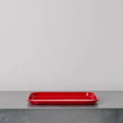 Plateau en fibre de verre - Rouge Vif