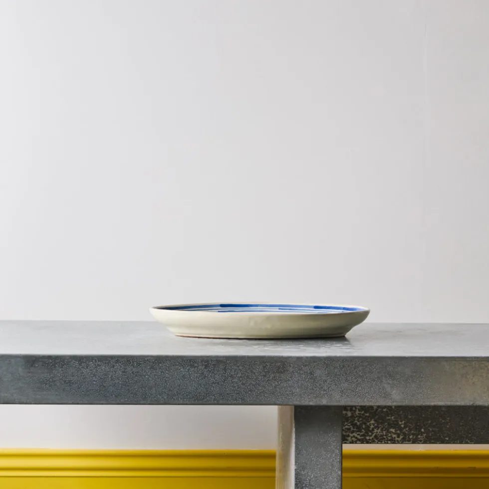 Plat ovale - Ligne Bleu