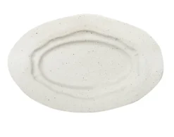 Plat oval Réfectoire - Sable Mat
