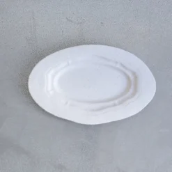 Plat oval Réfectoire - Sable Mat