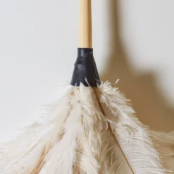 Plumeau en plume d'autruche